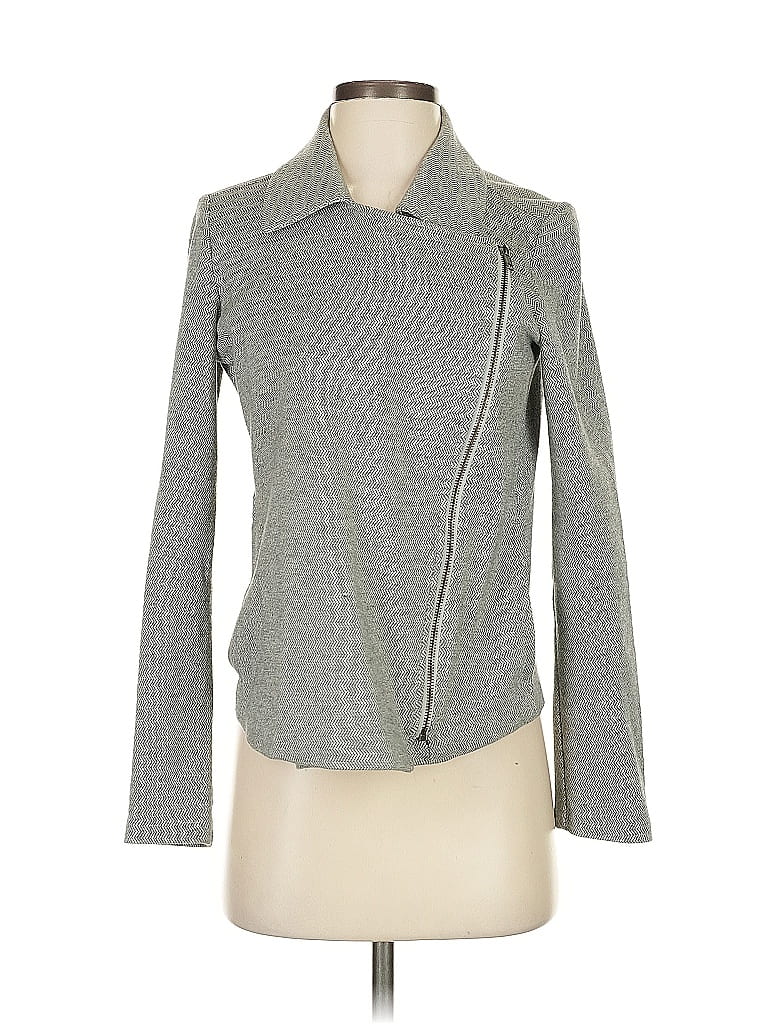 Pre-owned Eileen Fisher Jacket In Gray