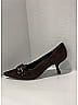 Prada Burgundy Brown Heels Size EU 37 - photo 8