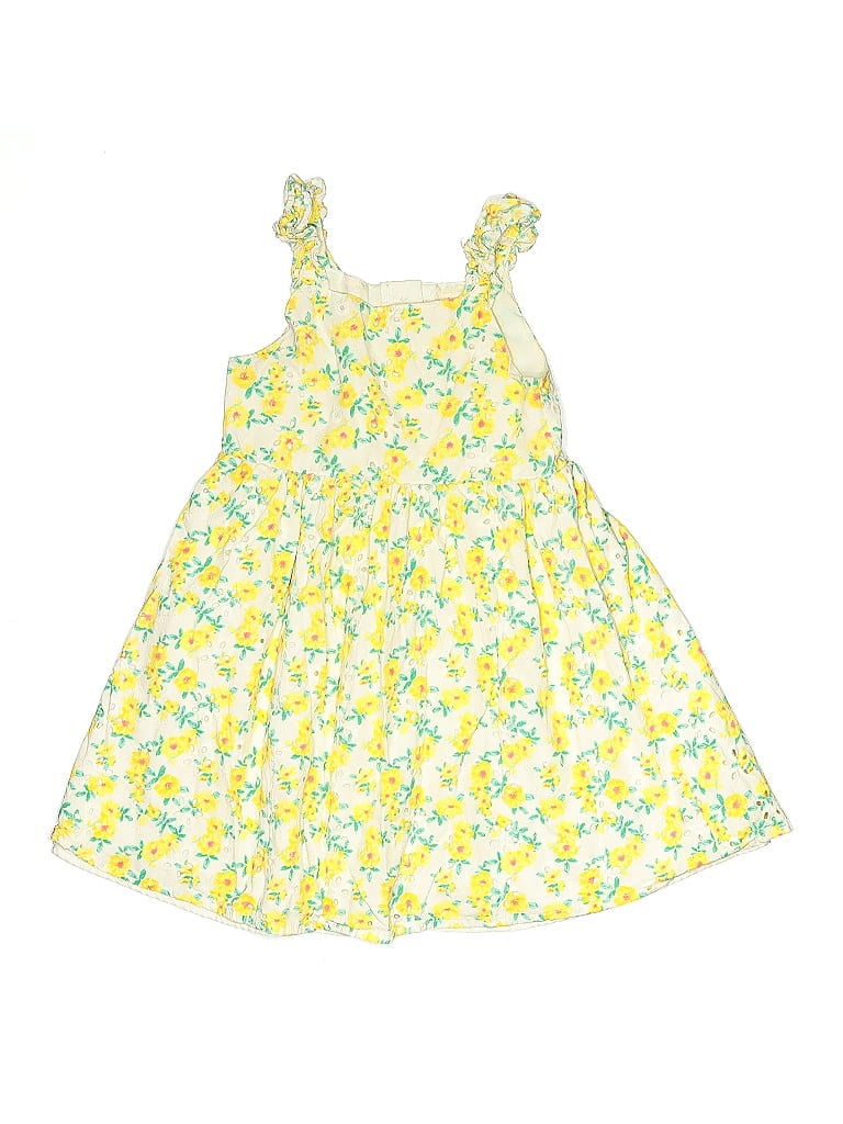 Pre-owned Btween Kids' Dress In Yellow
