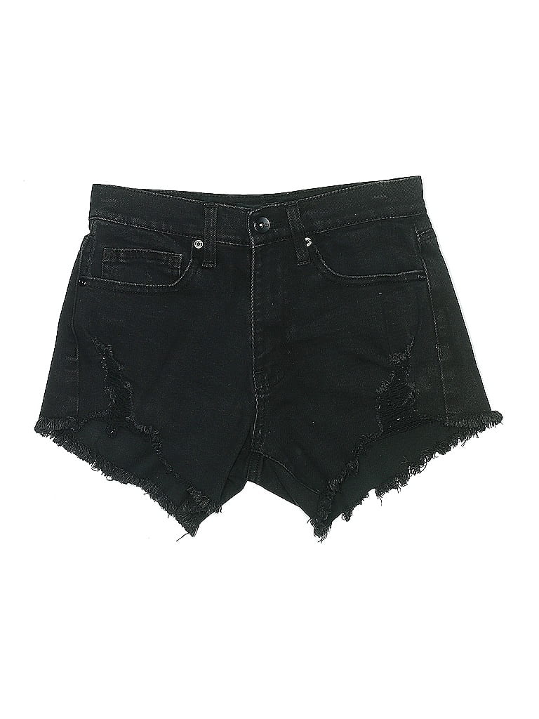 Pre-owned Kendall & Kylie Denim Shorts In Black