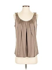 St. John Sleeveless Silk Top