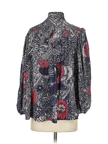 Natalie Martin 3/4 Sleeve Silk Top (view 2)