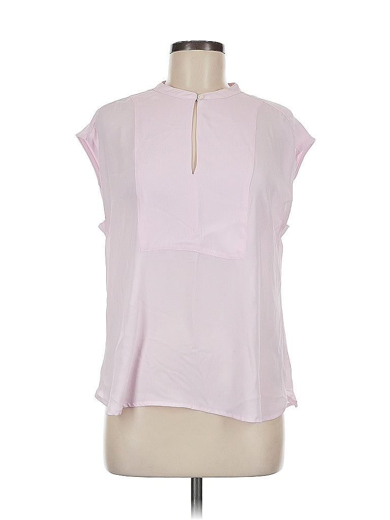 J.Crew 365 100% Polyester Pink Short Sleeve Blouse Size M - photo 1