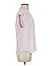 J.Crew 365 100% Polyester Pink Short Sleeve Blouse Size M - photo 3