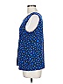 IMAN Blue Sleeveless Top Size L - photo 5