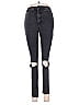 Forever 21 Hearts Black Jeans Size 27 waist - photo 1