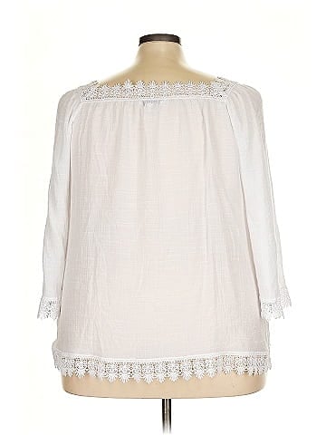 Counterparts 3/4 Sleeve Blouse (view 2)