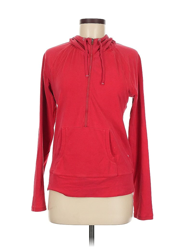 Pre-owned Gap Body Pullover Hoodie In Red