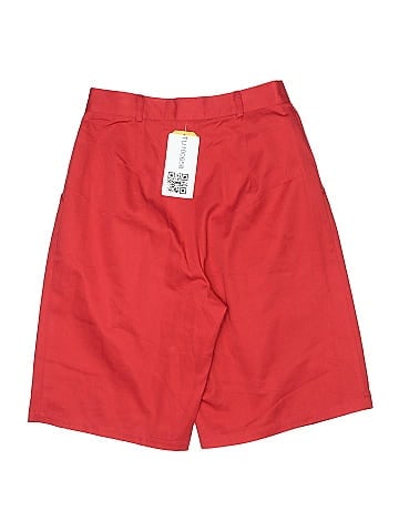 London Fog Red London Fog Casual Bermuda Shorts (view 2)