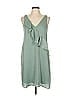 Everly 100% Polyester Green Casual Dress Size L - photo 1