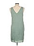 Everly 100% Polyester Green Casual Dress Size L - photo 2