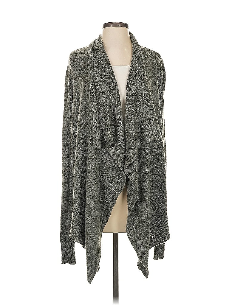 Pre-owned Abercrombie & Fitch Cardigan Sweater In Gray