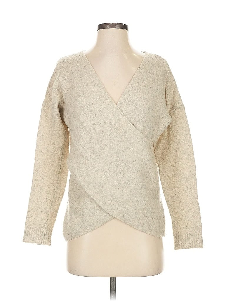 The Group by Babaton Solid Ivory Wool Cardigan Size S - photo 1