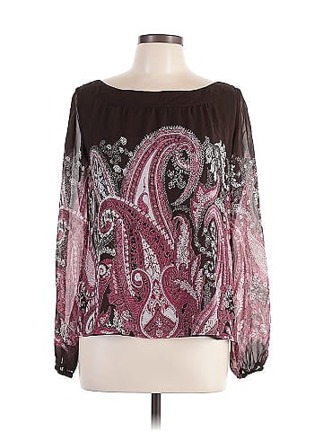 Ann Taylor Long Sleeve Silk Top (view 1)