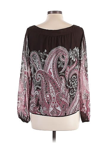 Ann Taylor Long Sleeve Silk Top (view 2)