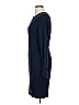 Three Dots Solid Blue Cocktail Dress Size L - photo 5