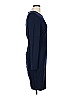 Three Dots Solid Blue Cocktail Dress Size L - photo 4