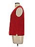 St. John 100% Wool Red Sweater Vest Size L - photo 5