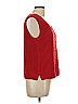 St. John 100% Wool Red Sweater Vest Size L - photo 4