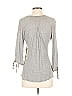 Tiny 100% Rayon Silver 3/4 Sleeve Blouse Size S - photo 2