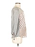 Tiny 100% Rayon Silver 3/4 Sleeve Blouse Size S - photo 4