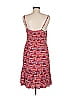 Ann Taylor LOFT 100% Rayon Print Red Casual Dress Size 8 - photo 2