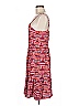 Ann Taylor LOFT 100% Rayon Print Red Casual Dress Size 8 - photo 5
