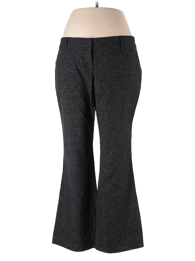 Ricki's Tweed Gray Black pinstripe Women's Dress Pants Size 12