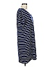 Natural Reflections Stripes Blue Casual Dress Size L - photo 4