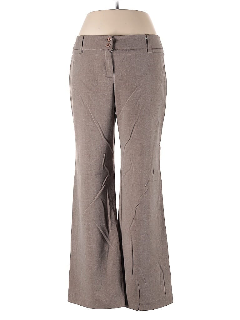 Pre-owned Ab Studio Dress Pants In Gray