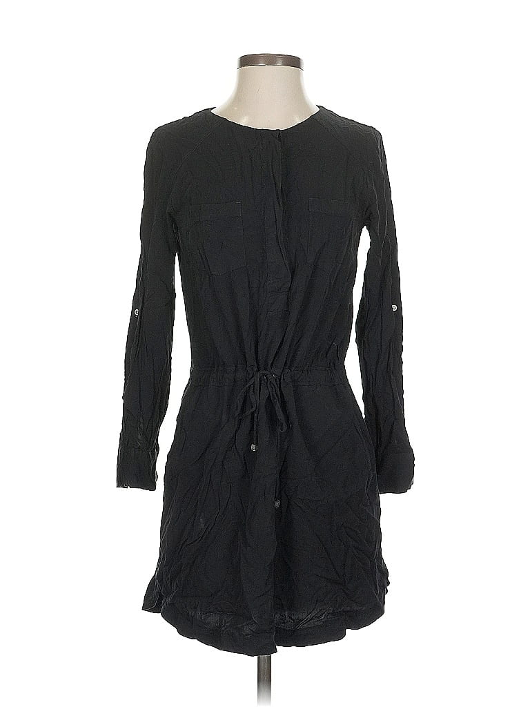 Pre-owned Lou & Grey Casual Dress In Black