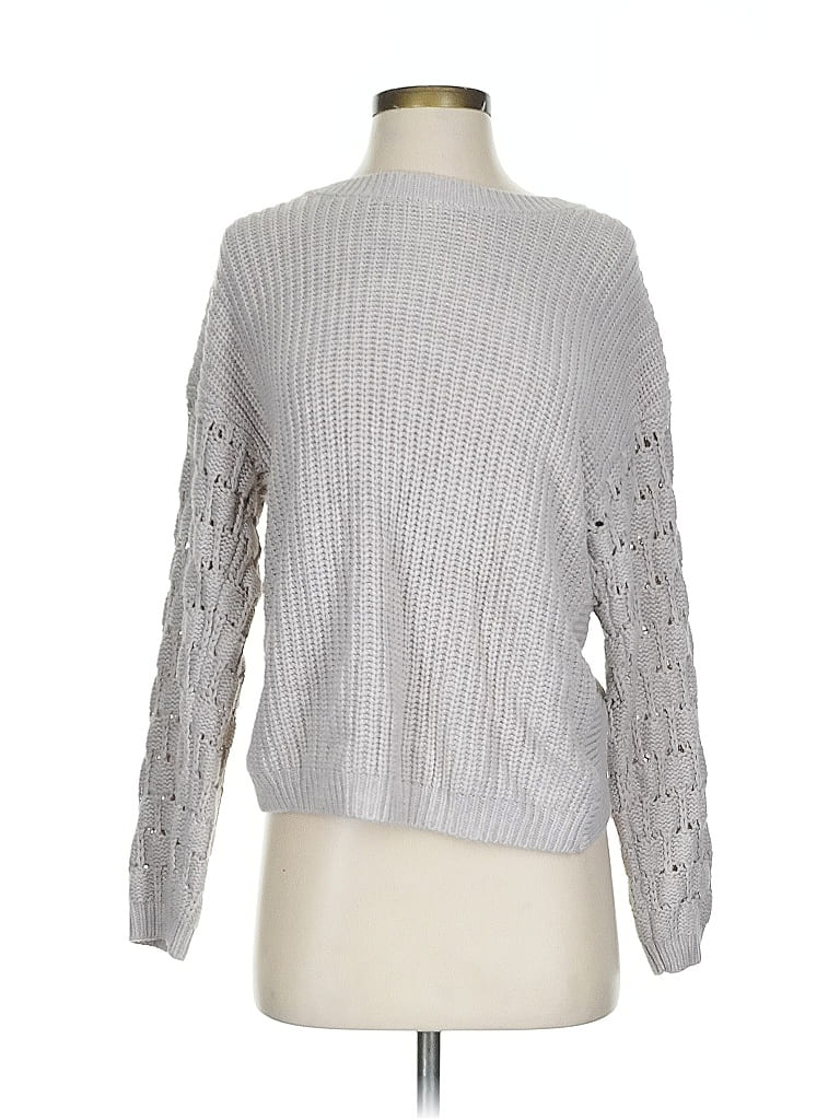 Pre-owned Express Pullover Sweater In Gray