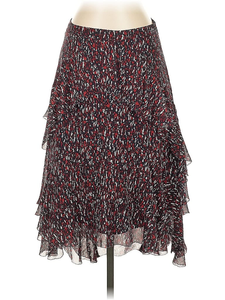 Pre-owned Joie Silk Skirt In Red