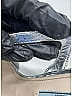 Prada Metallic Silver Leather Criss-Cross Slingback Sandals Size EU 39 - photo 10