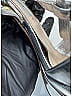 Prada Metallic Silver Leather Criss-Cross Slingback Sandals Size EU 39 - photo 3