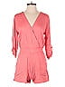 Bobi BLACK Solid Pink Romper Size S - photo 1