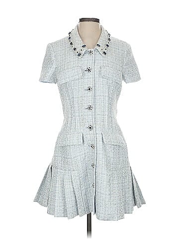 Self-Portrait Boucle Mini Casual Dress (view 1)