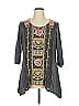 Johnny Was 100% Cotton Gray Casual Dress Size XL - photo 1