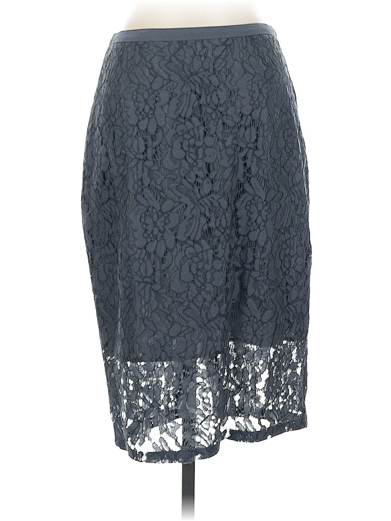 Pre-owned Madewell Formal Skirt In Gray