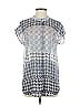 CAbi Silver Short Sleeve Blouse Size S - photo 1