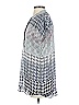 CAbi Silver Short Sleeve Blouse Size S - photo 5