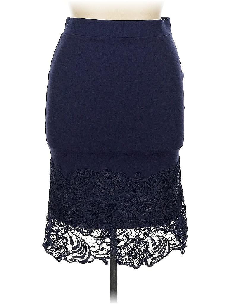 Olivia Blu Blue Formal Skirt Size XL 60 off ThredUp