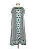 Max Studio Print Green Casual Dress Size S - photo 1