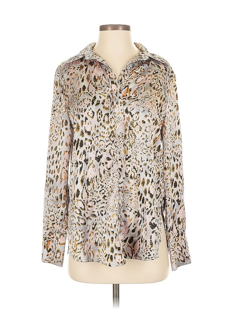 ASSORTED BRANDS Pre-owned Long Sleeve Blouse In White