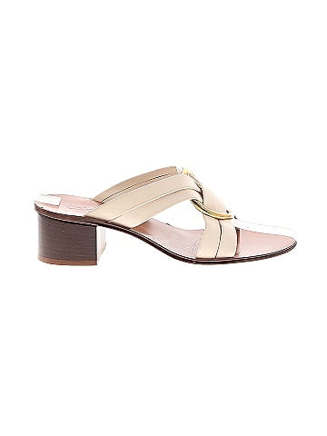 Chloé Leather Rony Block Heel Sandals (view 1)