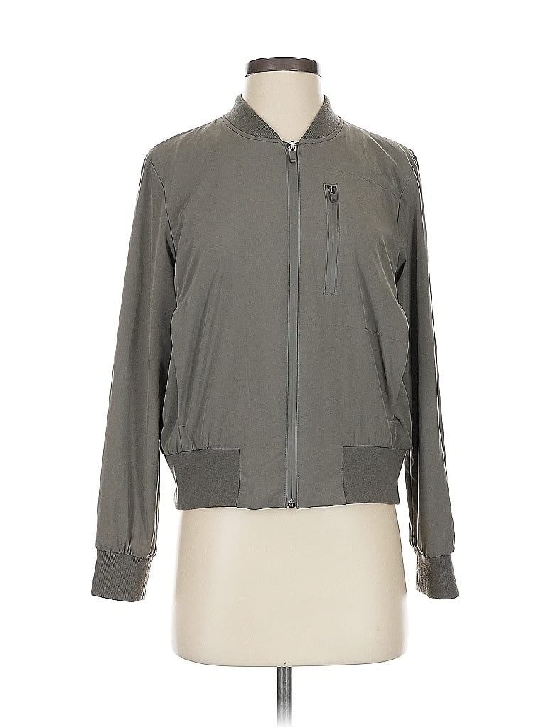 Pre-owned Banana Republic Track Jacket In Gray