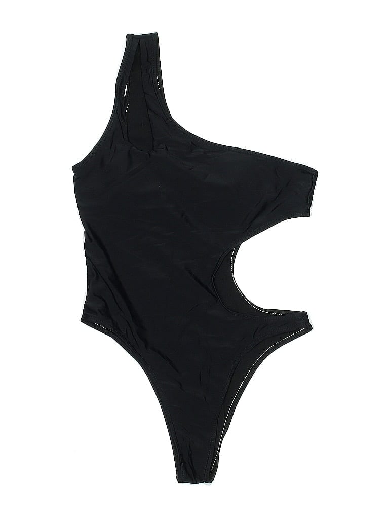 Pre-owned Unbranded Bodysuit In Black