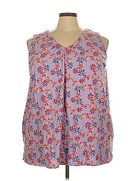 Woman Within Sleeveless T Shirt