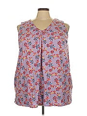 Woman Within Sleeveless T Shirt