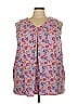 Woman Within 100% Cotton Pink Sleeveless T-Shirt Size 26 - 28 - photo 1